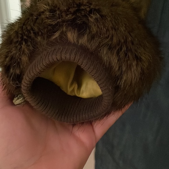 Guess Faux Fur Denim Color Block Coat - Picture 7 of 11